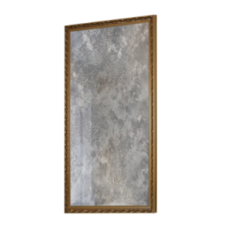 Miroir mural de luxe dans un cadre orné avec panneau vieilli - GUSTAV SILVER