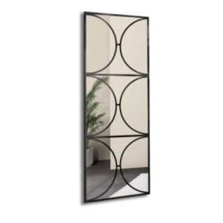 Miroir Loft avec meneaux - HEBE - couleur du cadre au choix