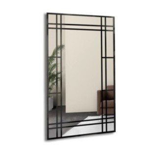 Miroir Loft avec meneaux - LINDON - couleur du cadre au choix