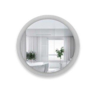 Miroir rond décoratif sur verre ornemental Visiosun Classic – LUXORA GLIMMER