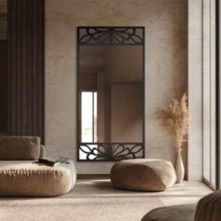 Miroir rectangulaire avec décor ajouré en MDF – VERONELLE SERENEO 100x200