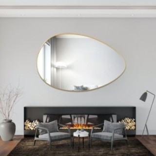 Miroir organique en MDF or SLIM- ZOE - couleur du cadre au choix