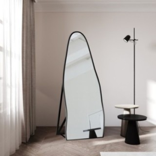 Miroir sur pied organique dans un cadre MDF - BARYT SUR PIED