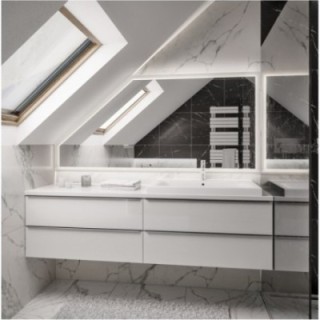 Miroir sablé pour grenier - SUR DIMENSION - NIDA LED