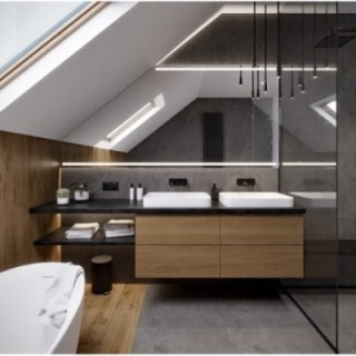 Miroir sablé pour le grenier - Sur mesure - NETTA LED