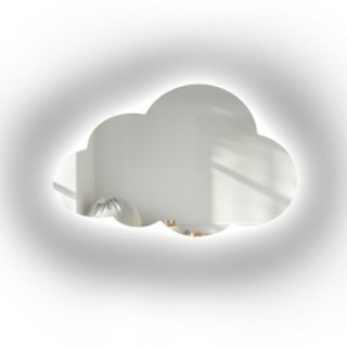 Miroir pour chambre d'enfant nuage avec éclairage - CLOUD LED