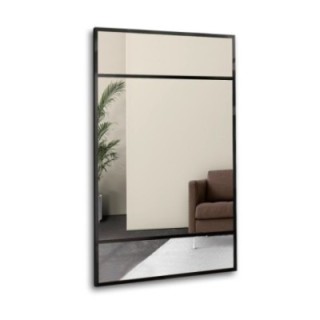 Miroir de loft avec meneaux - ALFRED - couleur du cadre au choix