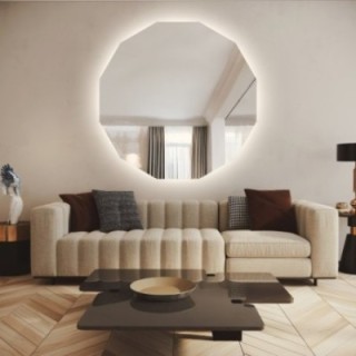 Miroir de salle de bain multi-angle avec éclairage - FOREM LED