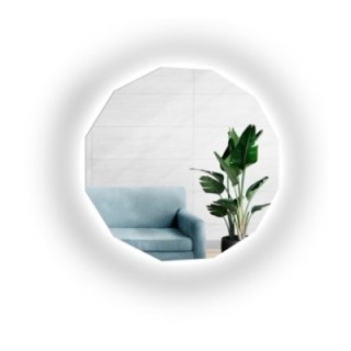 Miroir de salle de bain multi-angle avec éclairage - FOREM LED