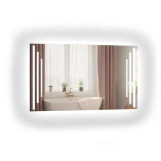 Miroir de salle de bain rectangulaire avec éclairage - ALIS LED
