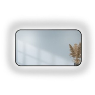 MDF SLIM miroir encadré avec éclairage - GERDA LED