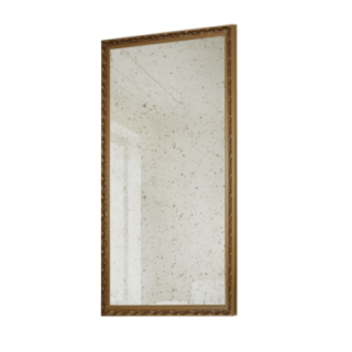 Miroir mural de luxe dans un cadre orné avec panneau vieilli - GUSTAV VINTAGE