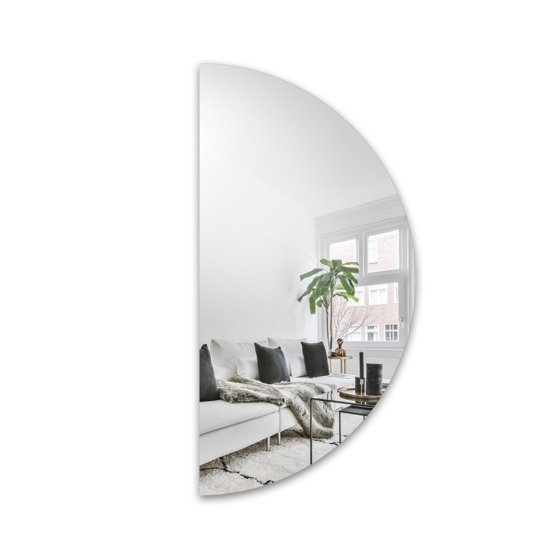 Miroir de salle de bain demi-roue - HELENA