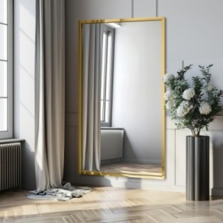 Miroir dans un cadre en or brillant - IZABELLA GOLD