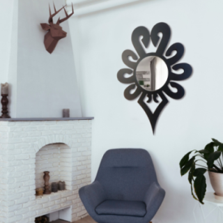 Miroir décoratif en forme de parapluie - JAGNA