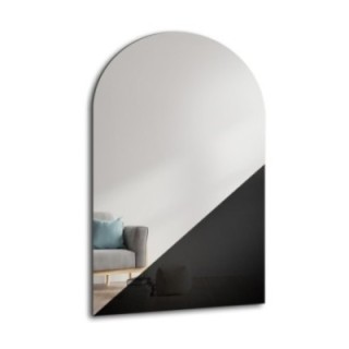 Grand miroir décoratif semi-ovale - KRIS