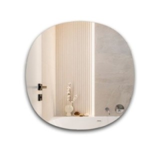 Miroir de salle de bain arrondi irrégulier LAOS