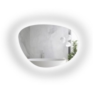 Miroir de forme irrégulière avec éclairage - AGAT LED