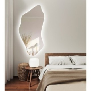 Miroir de forme irrégulière avec éclairage - PIENA LED