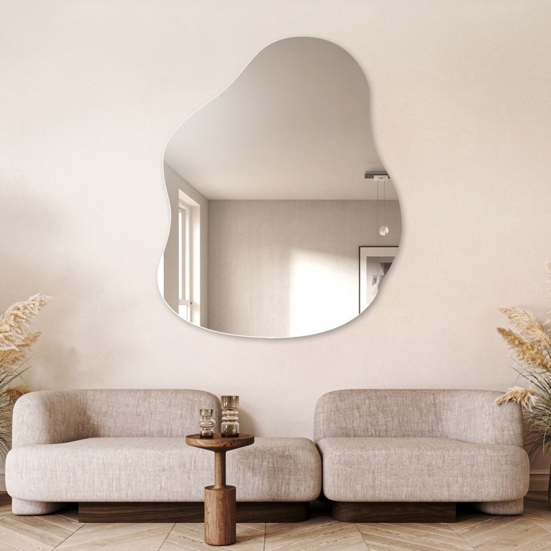 Miroir décoratif de forme organique - STONE