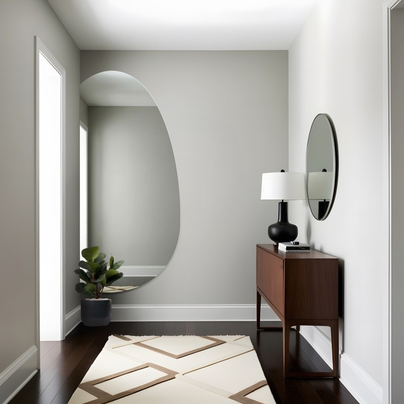 Miroir de forme organique - TURMALIN