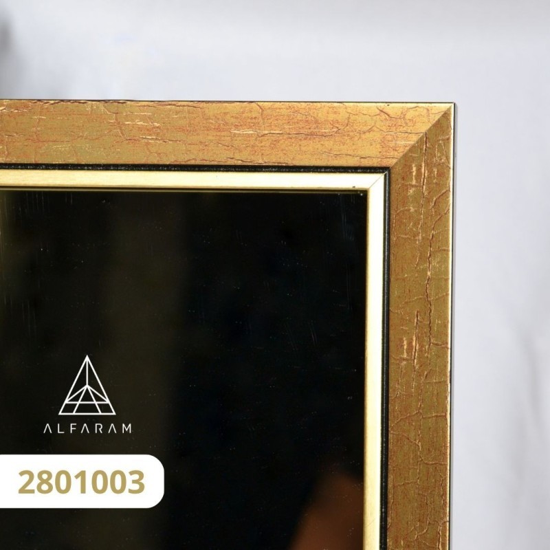 Miroir dans un délicat cadre décoratif en bois - 2801 - couleur du cadre au choix