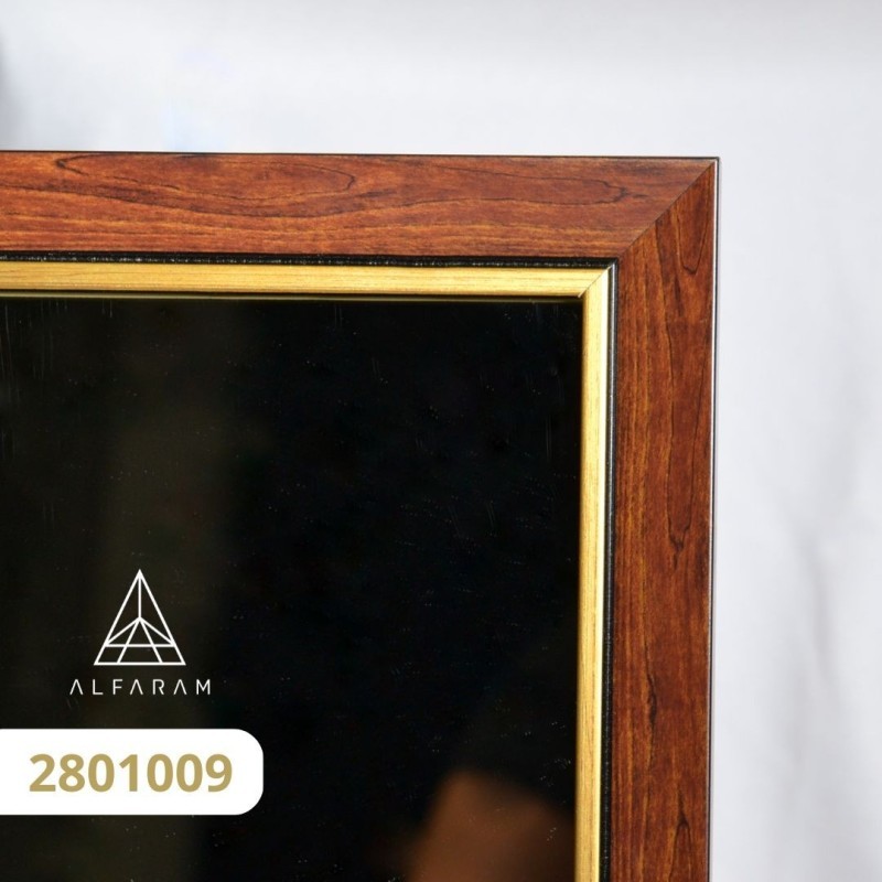 Miroir dans un délicat cadre décoratif en bois - 2801 - couleur du cadre au choix