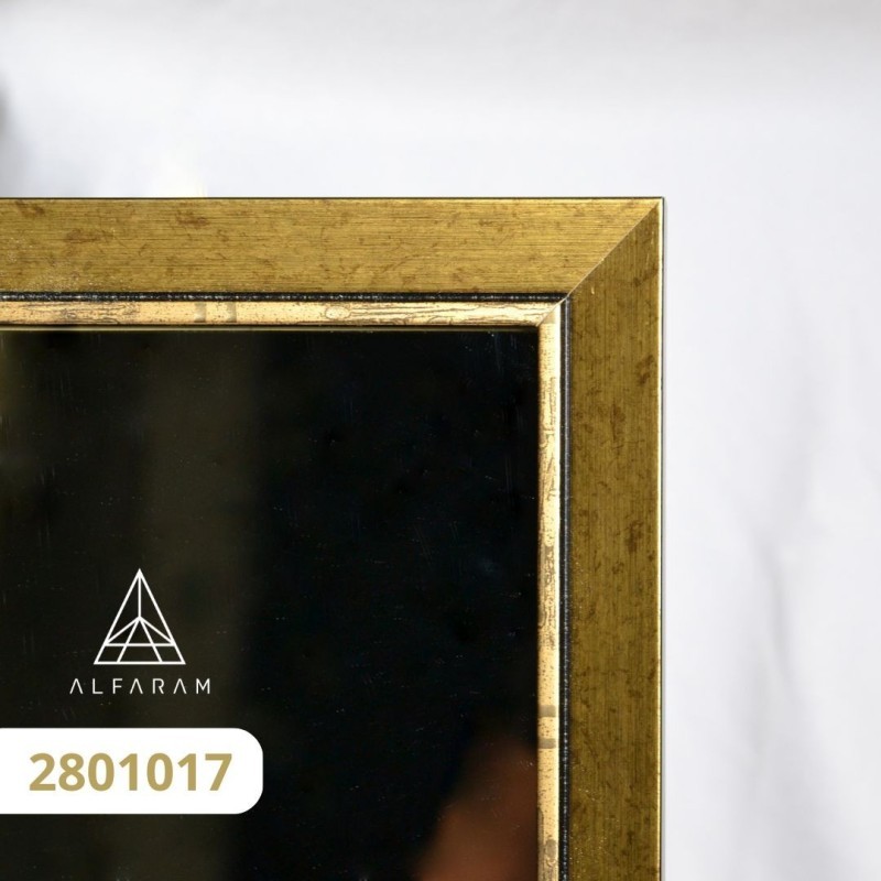 Miroir dans un délicat cadre décoratif en bois - 2801 - couleur du cadre au choix