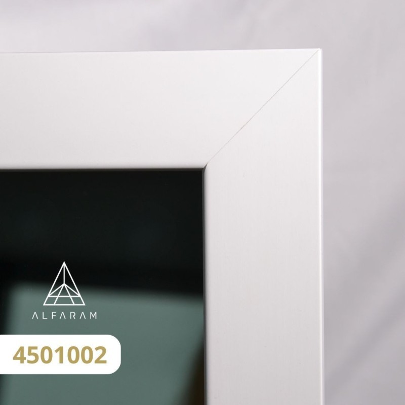 Grand miroir dans un cadre en bois simple - 4501 - couleur du cadre au choix