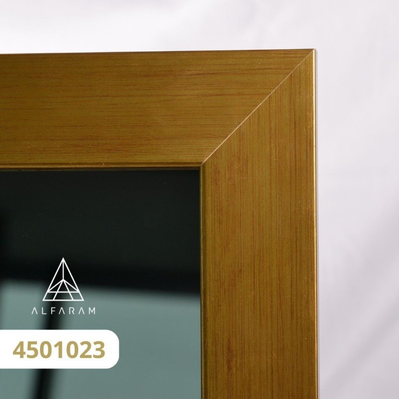 Grand miroir dans un cadre en bois simple - 4501 - couleur du cadre au choix