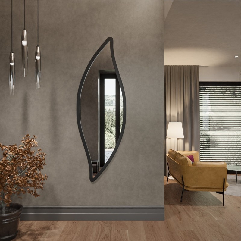 Miroir décoratif dans un cadre en mdf - ERIKA - couleur du cadre au choix