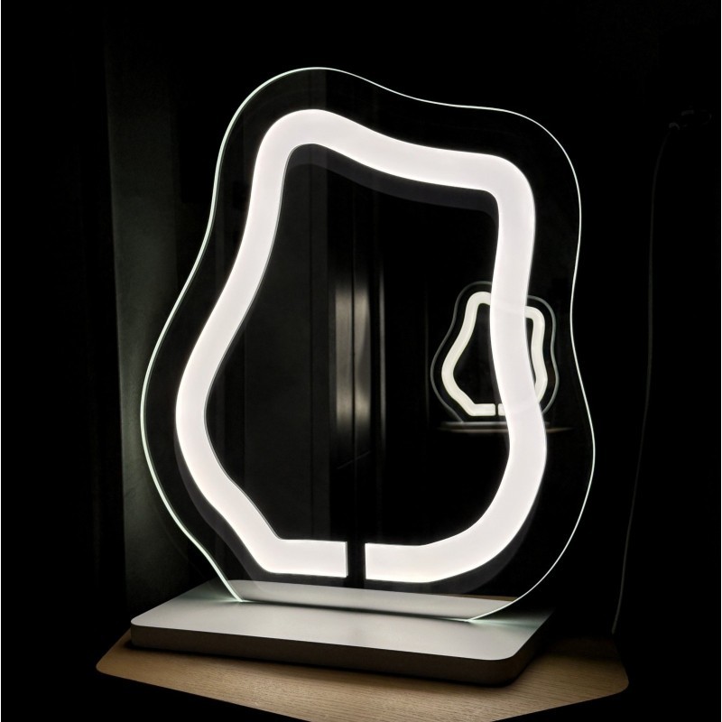Miroir cosmétique avec éclairage sablé - FLOW LED PETITE