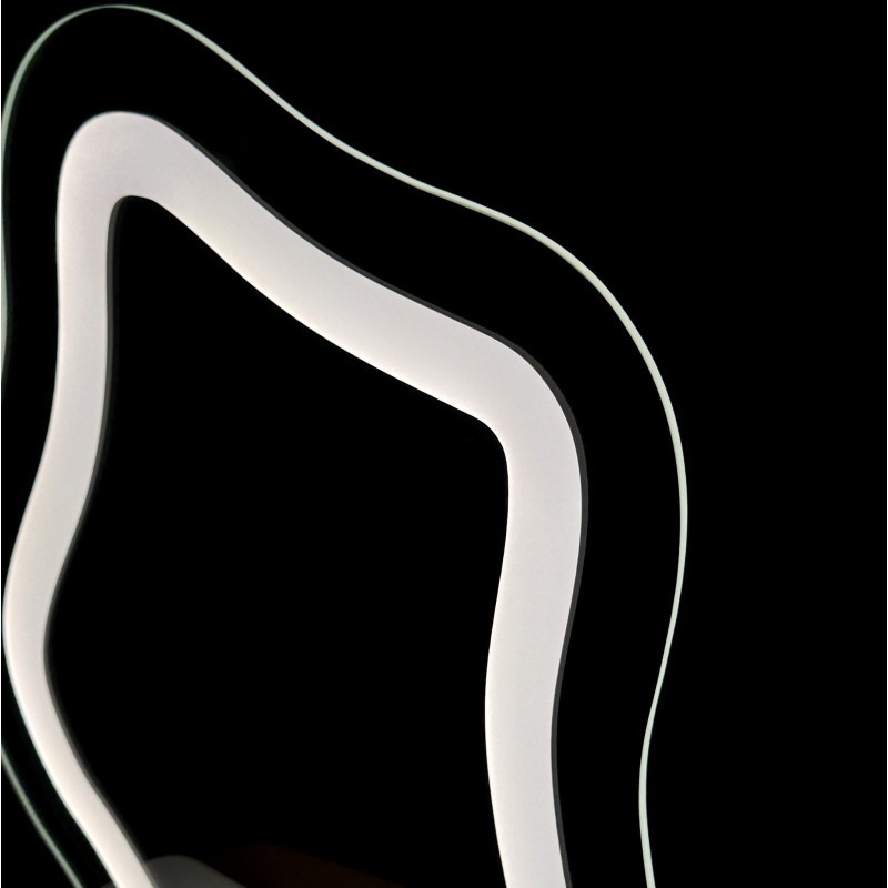 Miroir cosmétique avec éclairage sablé - FLOW LED PETITE