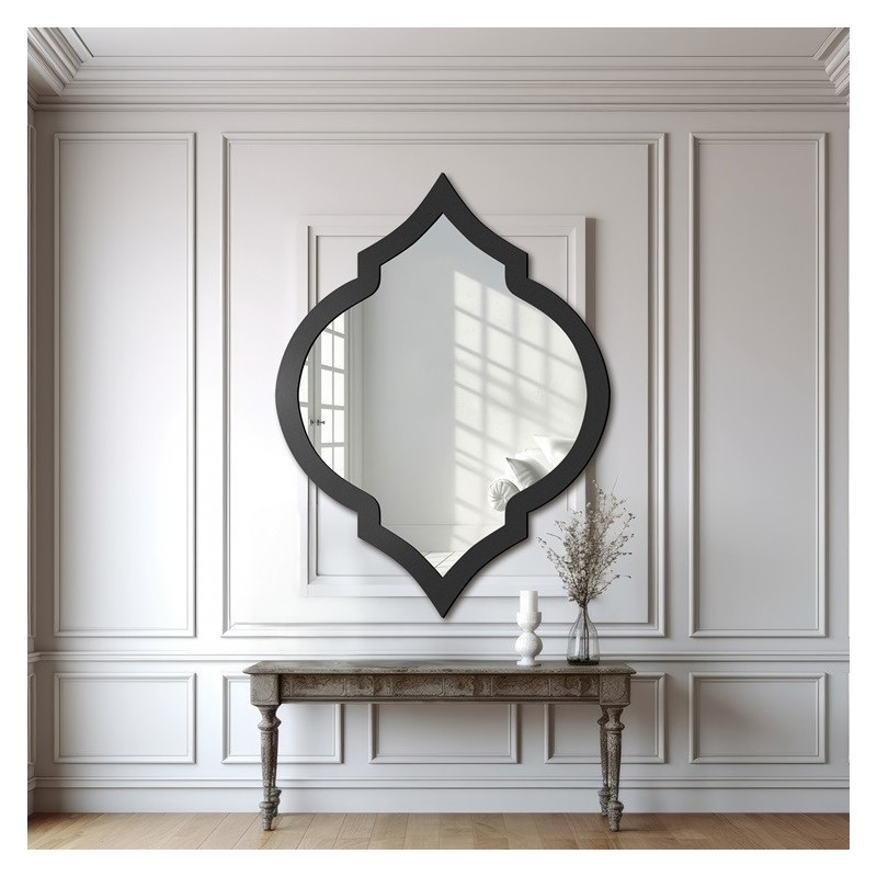 Miroir mural rétro avec cadre - GRACE