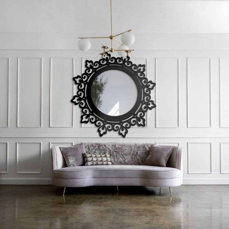 Miroir décoratif dans un cadre ajouré LARA