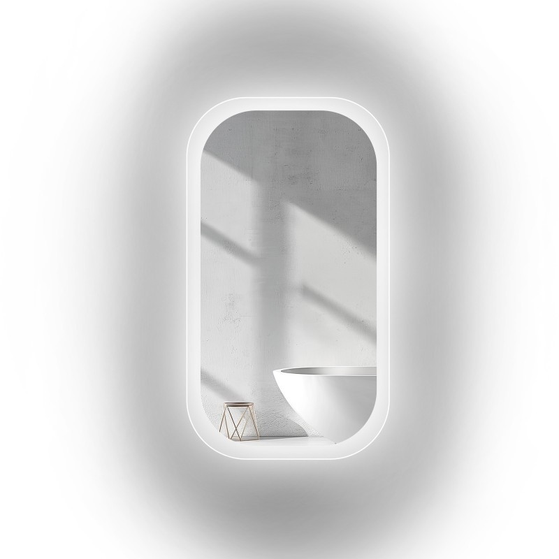 Miroir de salle de bain avec éclairage - PAOLO LED
