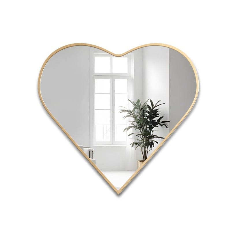 Miroir dans un cadre MDF - HEART - couleur du cadre au choix