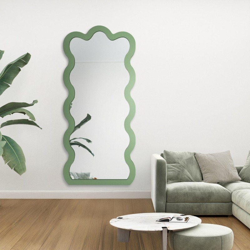 Miroir irrégulier dans un cadre en mdf - BLOBS WAVE