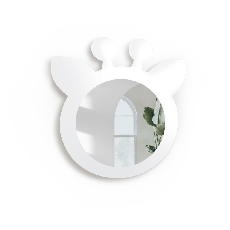 Miroir mural décoratif enfant dans un cadre en mdf - GIRAFE