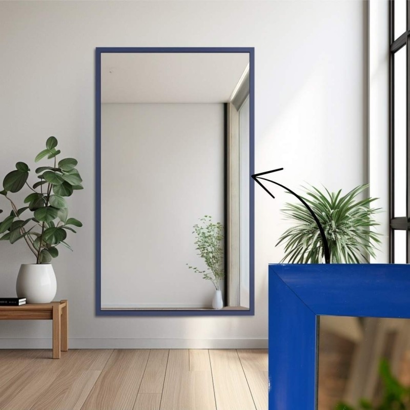 Miroir avec cadre en bois – 4008 – couleur du cadre au choix