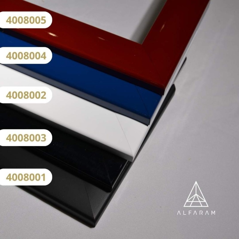Miroir avec cadre en bois – 4008 – couleur du cadre au choix