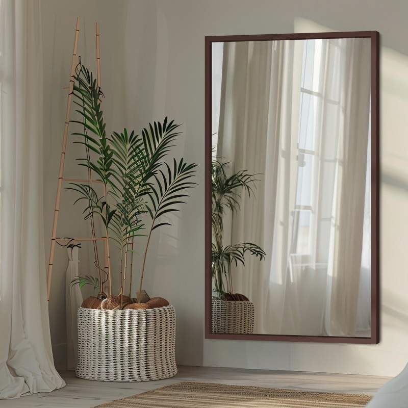 Miroir avec cadre en bois – 4008 – couleur du cadre au choix
