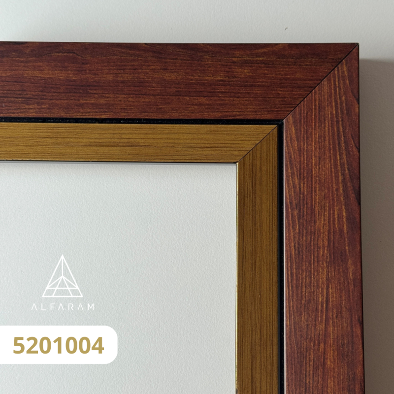 Miroir de penderie sur pied avec cadre en bois - 5201 - couleur du cadre au choix