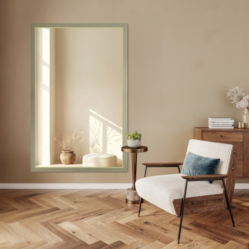 Miroir avec cadre en bois – 6901 – couleur du cadre au choix