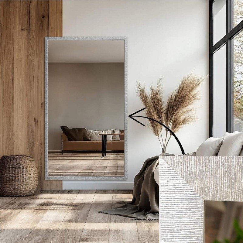Miroir dans un cadre en bois – 7008 – couleur du cadre au choix