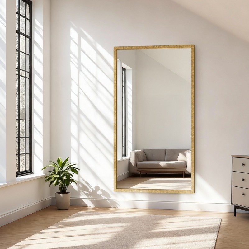 Miroir dans un cadre en bois – 7008 – couleur du cadre au choix