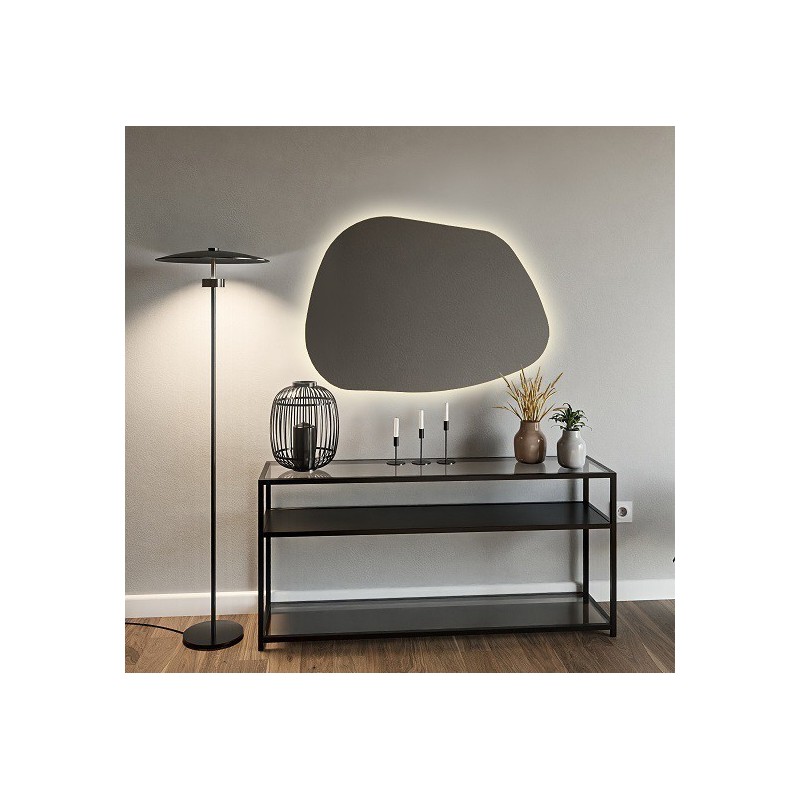 Miroir de forme organique avec éclairage - BAZALT LED