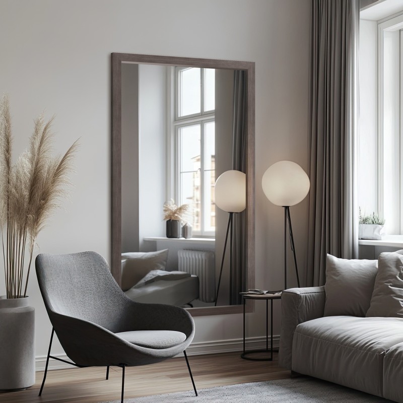 Miroir dans un cadre en bois – 8503 – couleur du cadre au choix