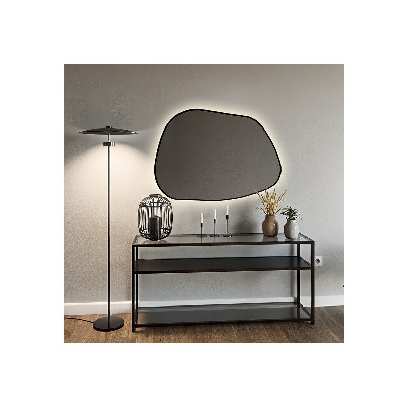 Miroir de forme organique avec éclairage - BAZALT IN LED FRAME