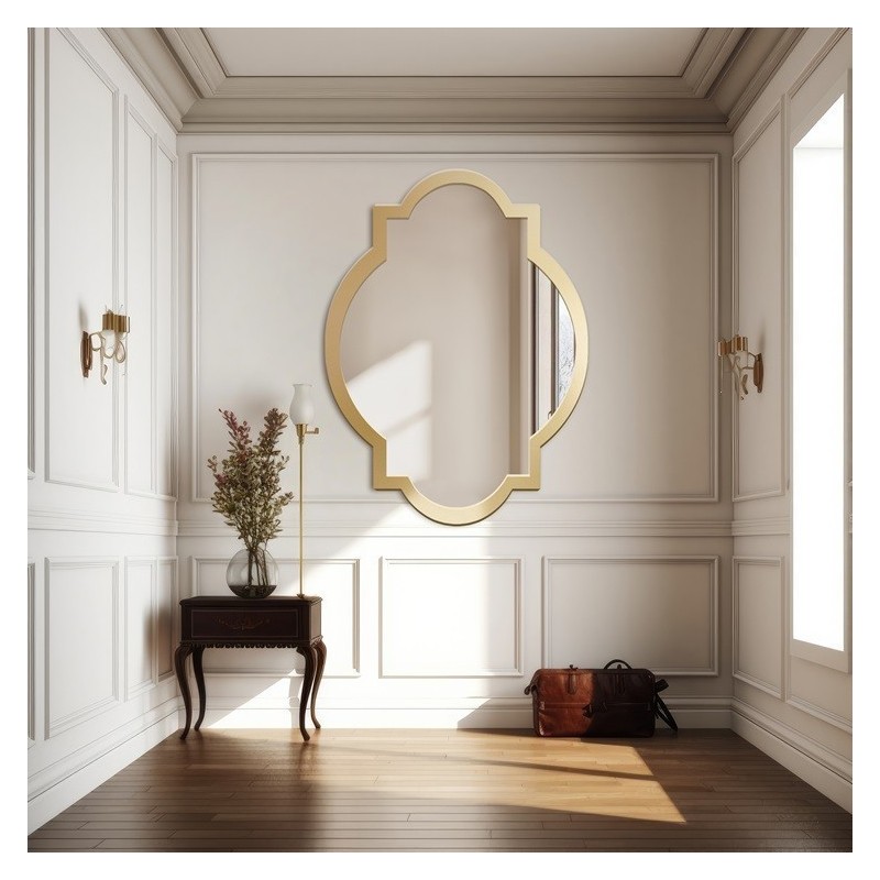 Miroir mural rétro avec cadre - CHARM